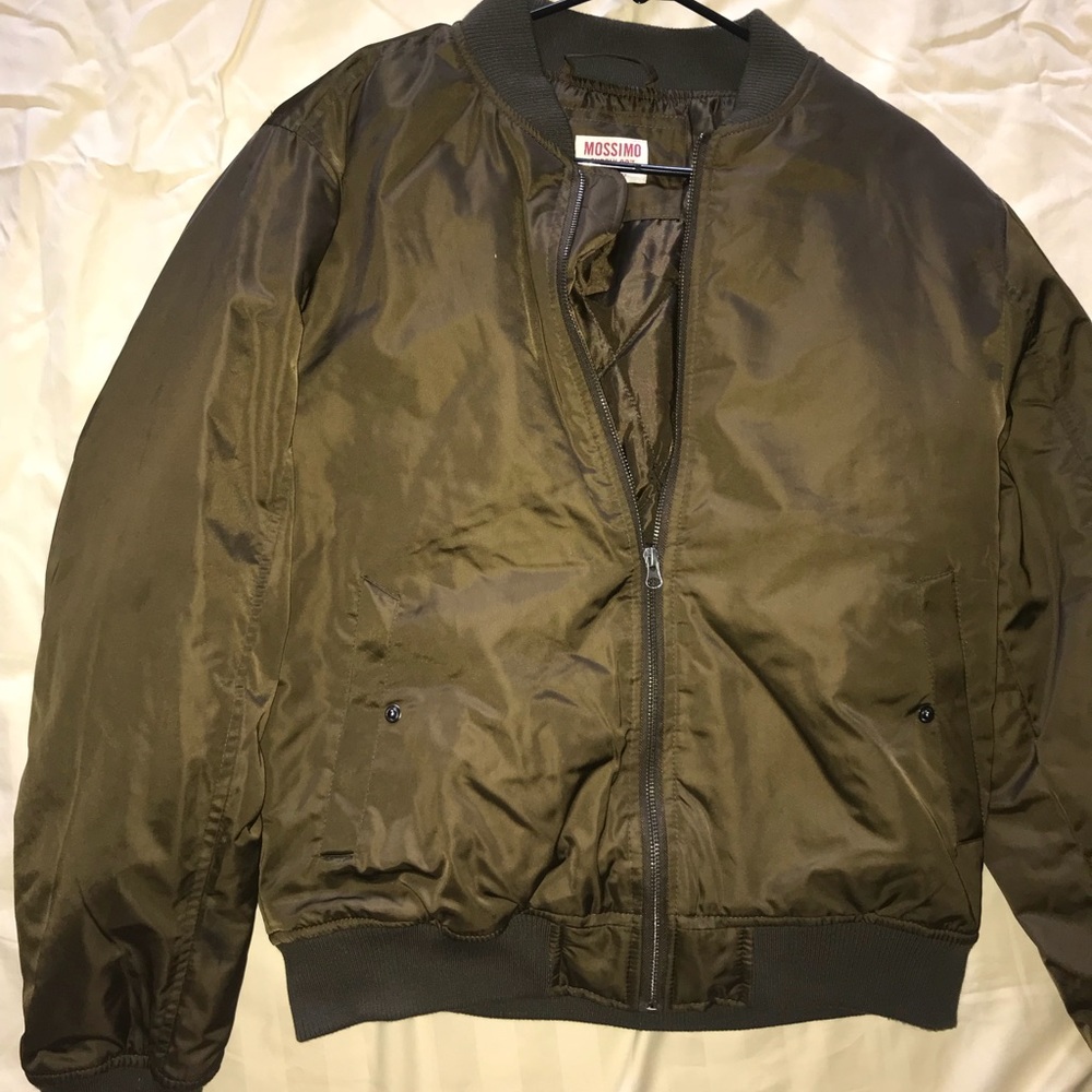 Olive Green Bomber Jacket